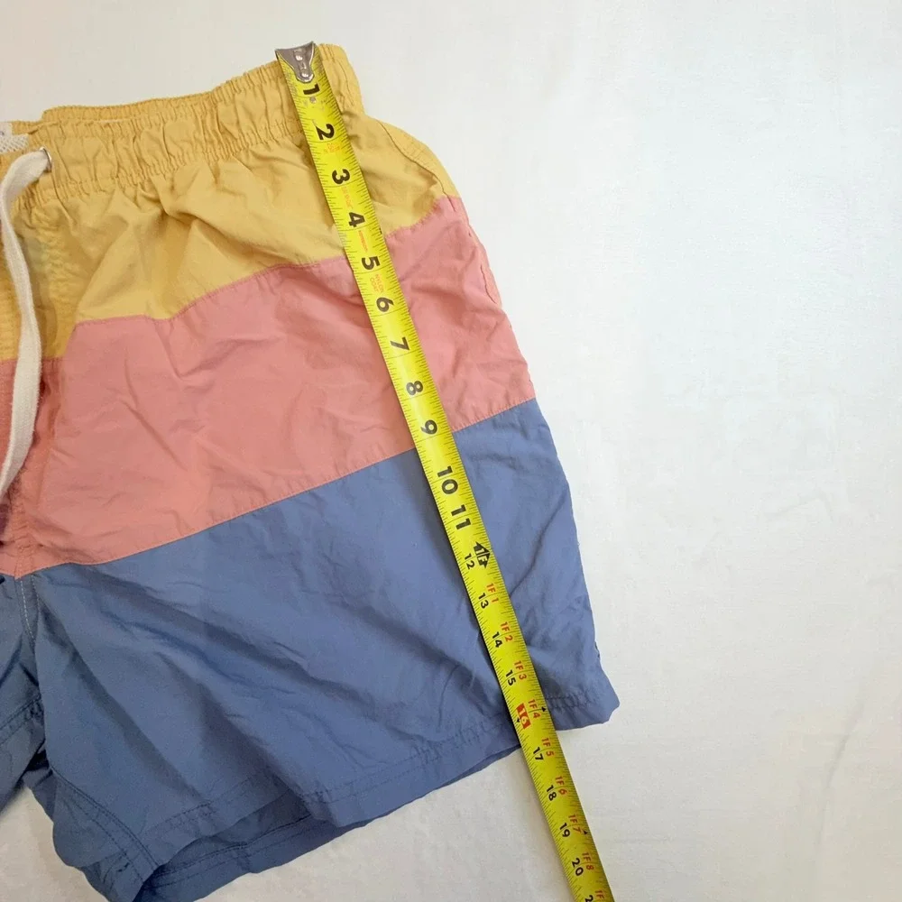 Body Glove Swim Trunks Mens XXL 38 Multicolor Vintage Colorblock Board‎ Shorts